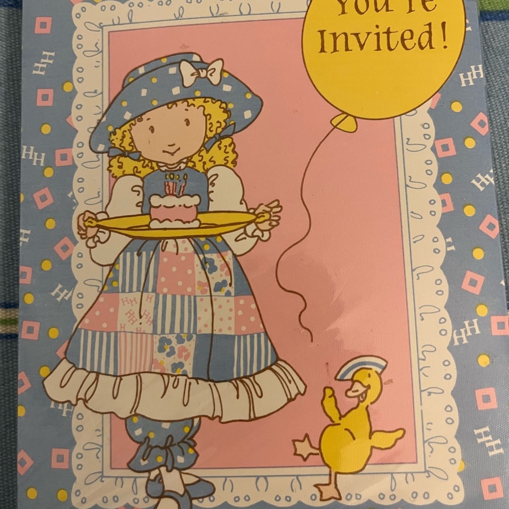 1989 Holly Hobbie Invitations